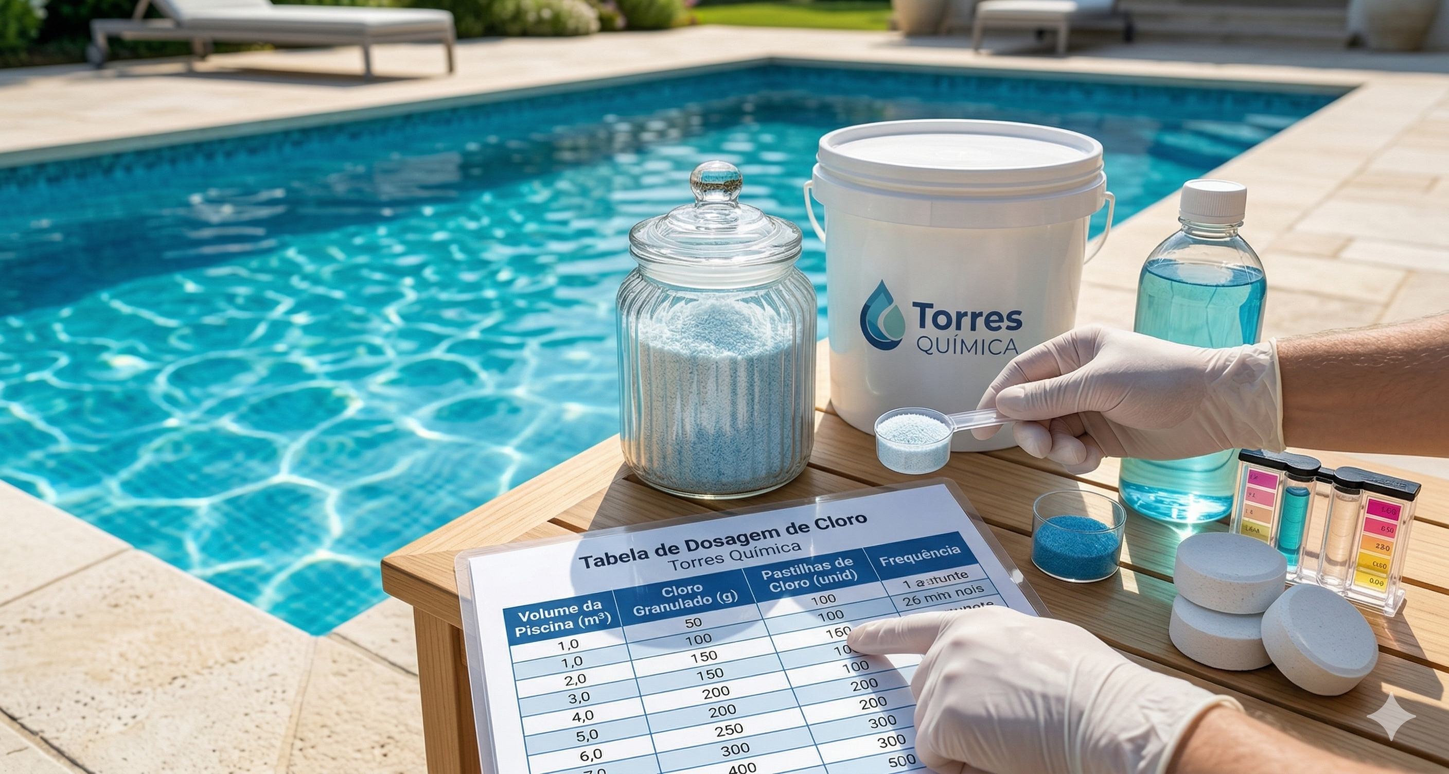 Tabela de Dosagem de Cloro Para Piscina: Guia Completo