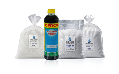 Kit Piscina Verde / Emergência - loja de produtos para piscina em Cuiabá