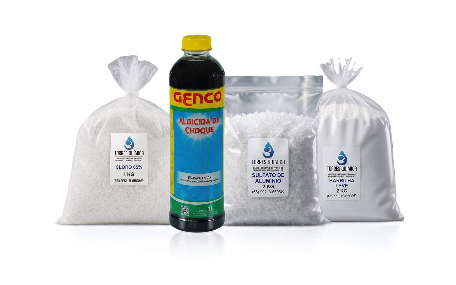 Kit Piscina Verde / Emergência