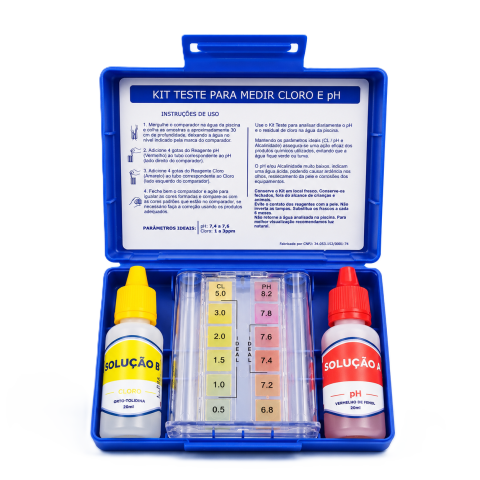 Kit Teste Cloro e pH para Piscina Aquality - loja de produtos para piscina em Cuiabá